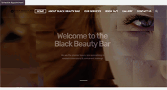 Desktop Screenshot of blackbeautybar.com